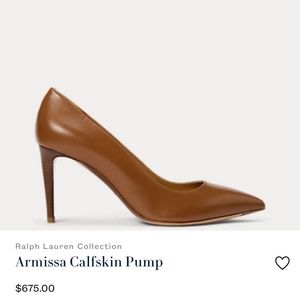 Ralph Lauren Collection Armissa Calfskin Pump